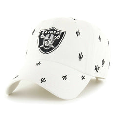 Las Vegas Raiders '47 Confetti Clean Up Adjustable Hat White