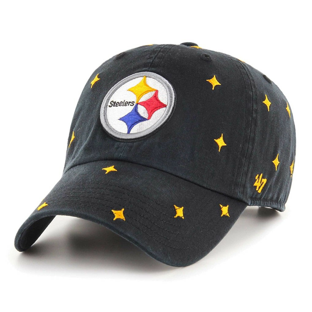 Pittsburgh Steelers '47 Confetti Clean Up Adjustable Hat Black