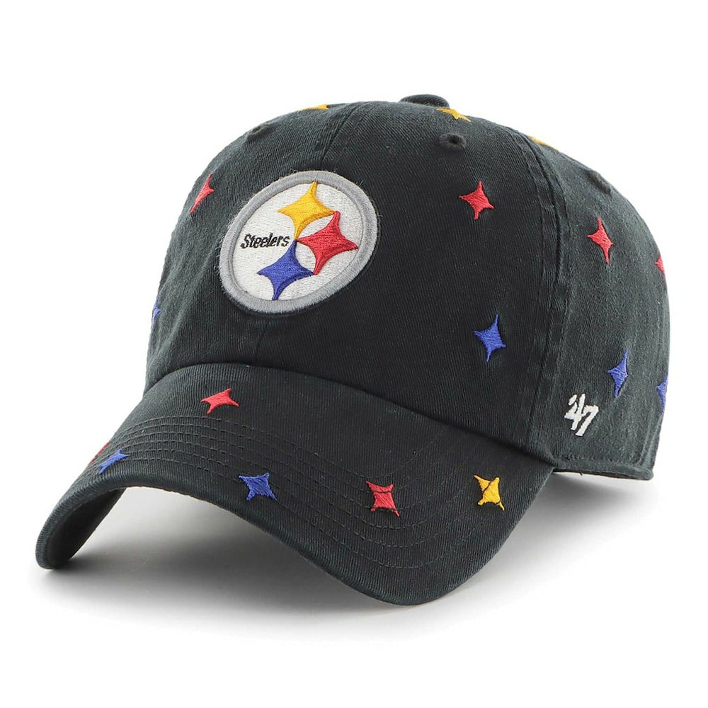 Pittsburgh Steelers '47 Confetti Clean Up Adjustable Hat Black