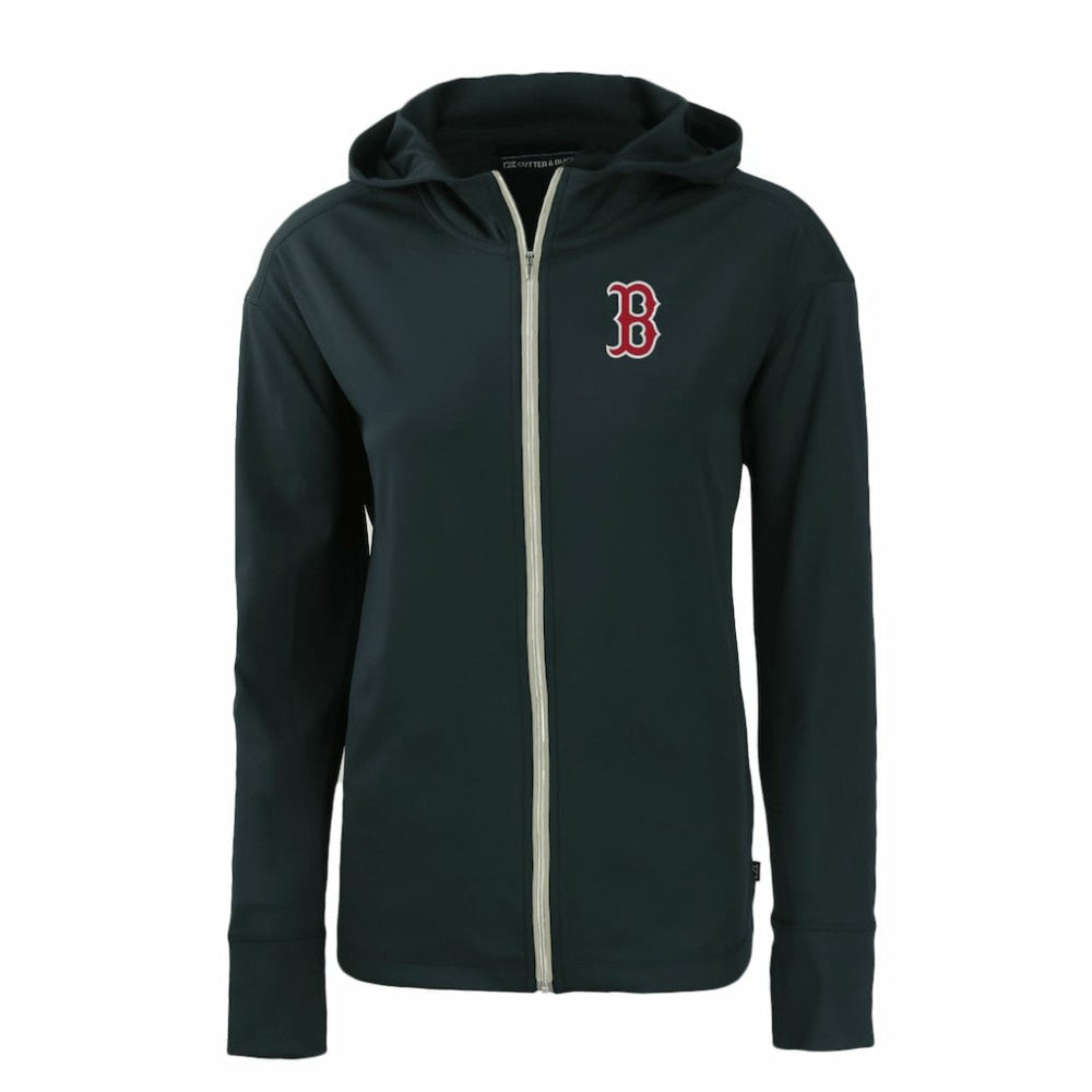 Boston Red Sox Cutter & Buck Women's Daybreak Eco Recycled Full-Zip Hoodie - Navy Hoodies
