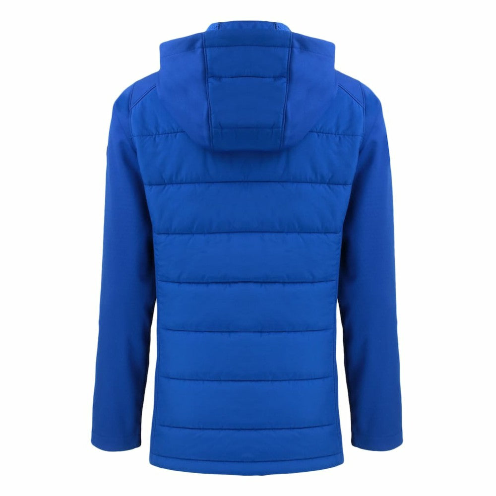 Los Angeles Dodgers Cutter & Buck Women's Evoke Hybrid Eco Softshell Recycled Full-Zip Hoodie Jacket - Royal Jackets