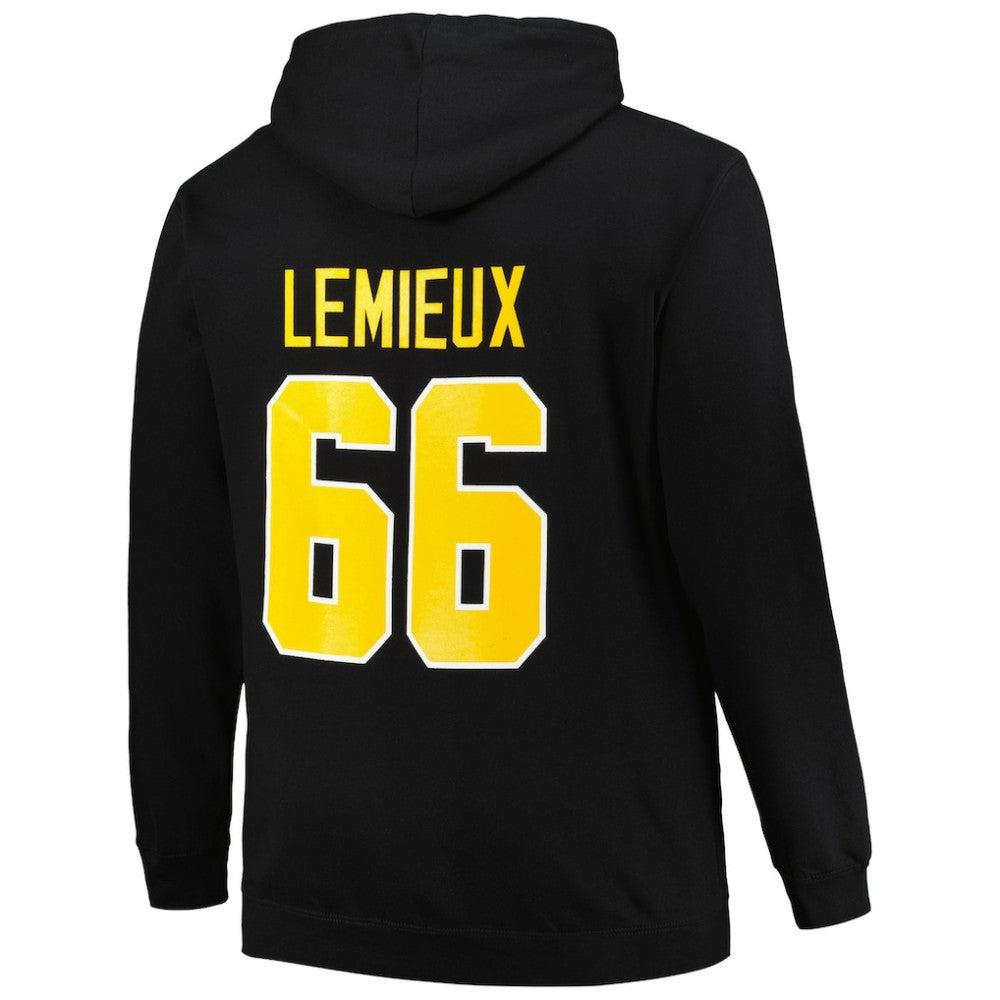 NHL Mario Lemieux Pittsburgh Penguins Mitchell & Ness Name & Number Pullover Hoodie - Black