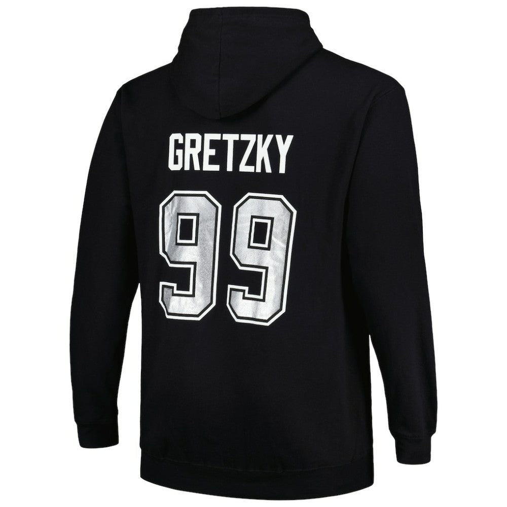 NHL Wayne Gretzky Los Angeles Kings Mitchell & Ness Name & Number Pullover Hoodie - Black