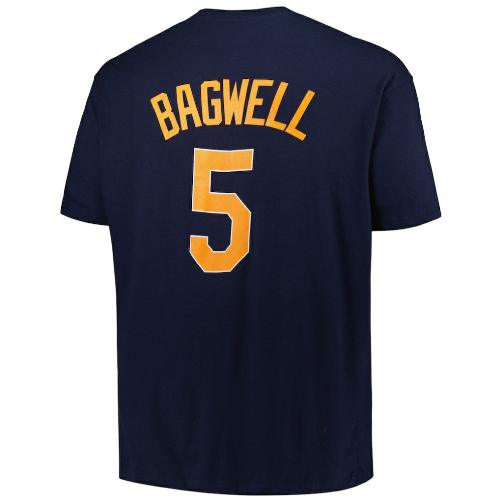 Jeff Bagwell Houston Astros Profile Big & Tall Cooperstown Collection Player Name & Number T-Shirt - Navy T-shirts