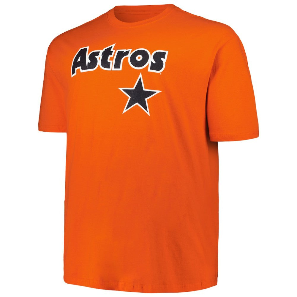 Craig Biggio Houston Astros Profile Big & Tall Cooperstown Collection Player Name & Number T-Shirt - Orange T-shirts