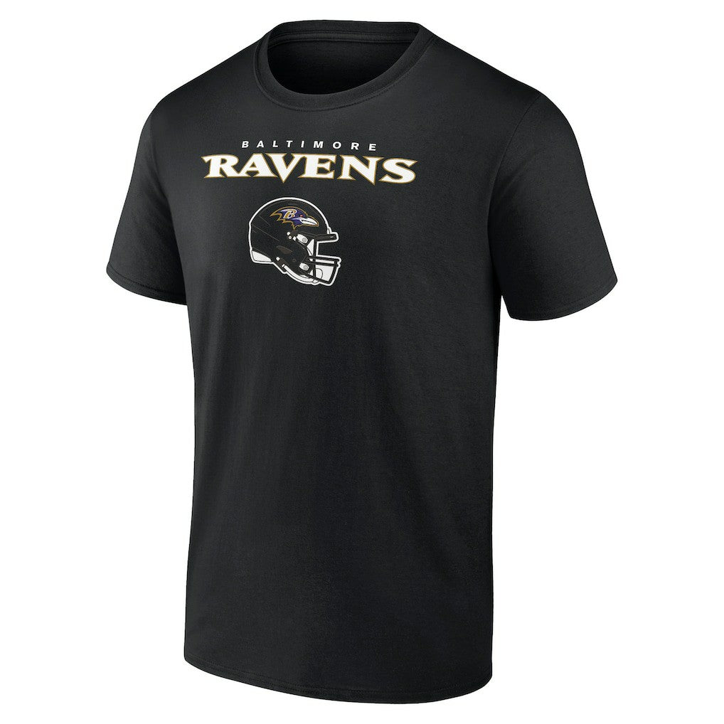 Lamar Jackson Baltimore Ravens Team Wordmark Name & Number T-Shirt Black