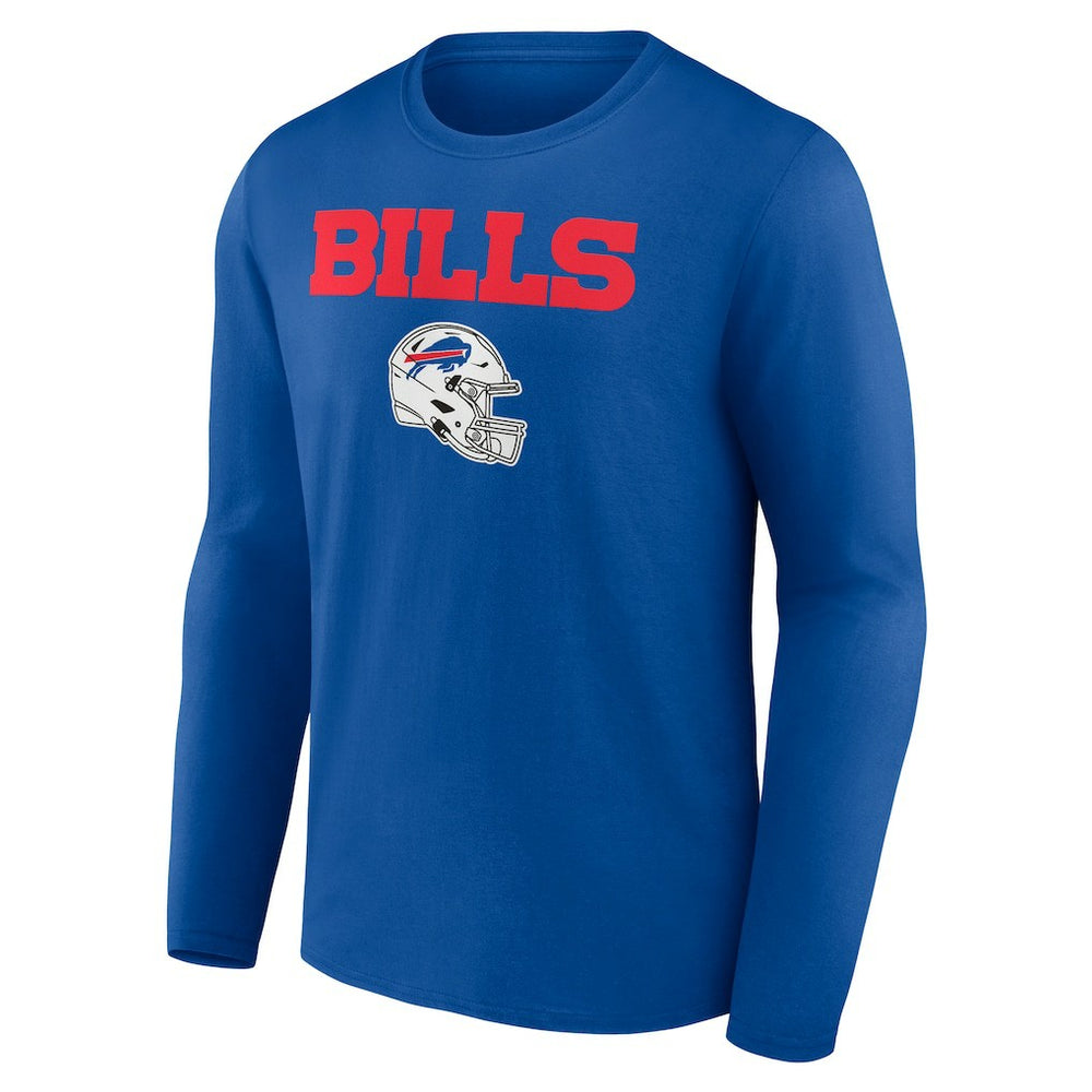 Josh Allen Buffalo Bills Team Wordmark Long Sleeve T-Shirt Royal