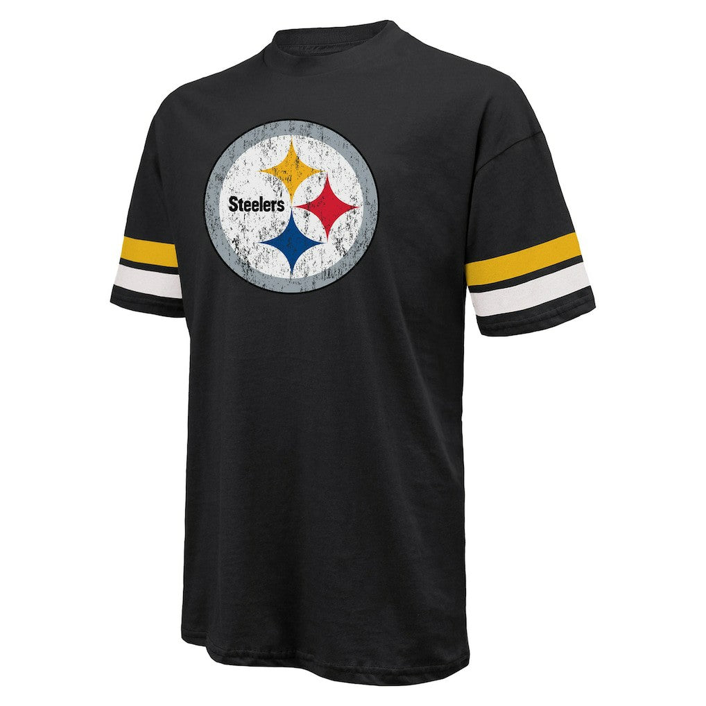 T.J. Watt Pittsburgh Steelers Majestic Threads Name & Number Oversize Fit T-Shirt Black