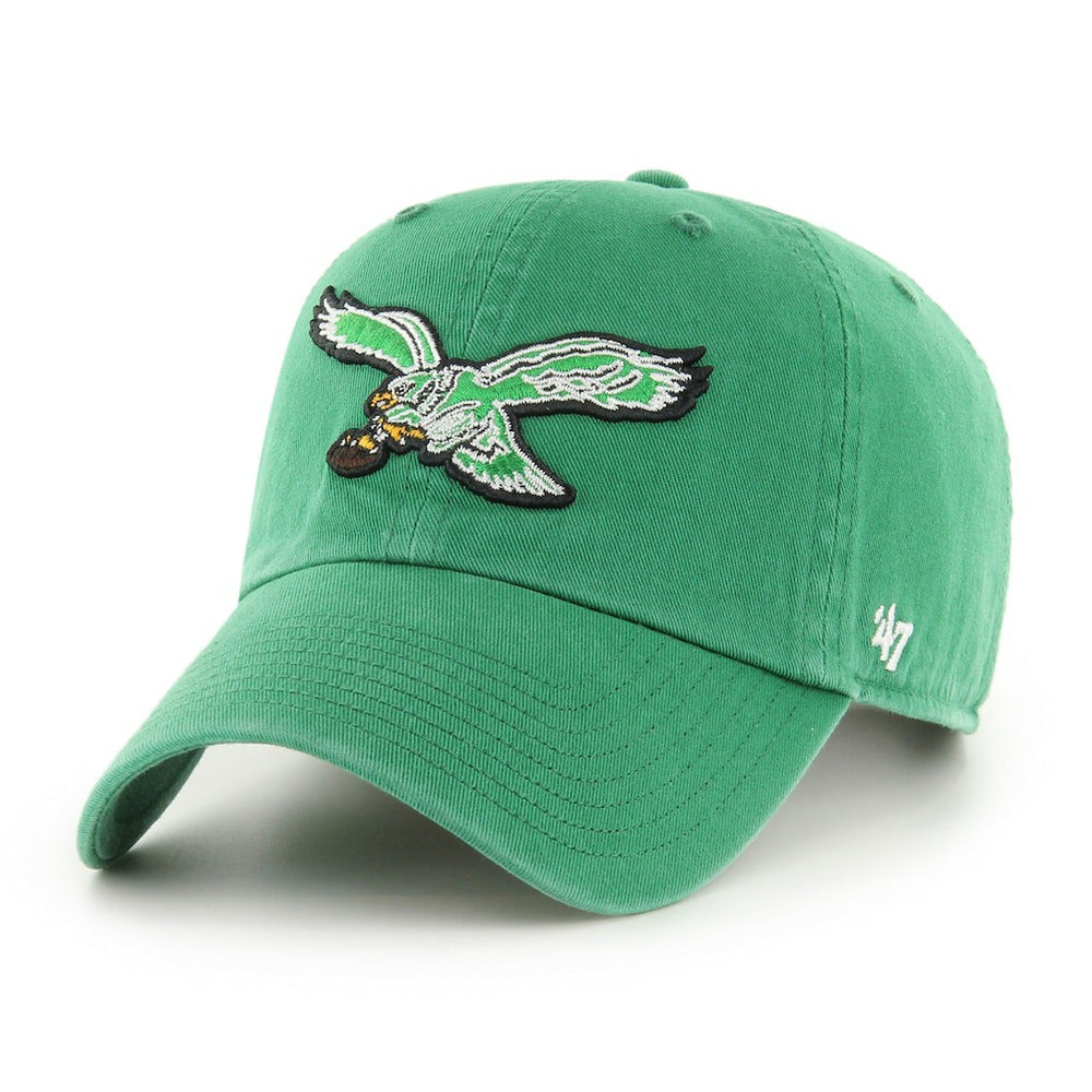 Philadelphia Eagles '47 Clean Up Adjustable Hat Kelly Green