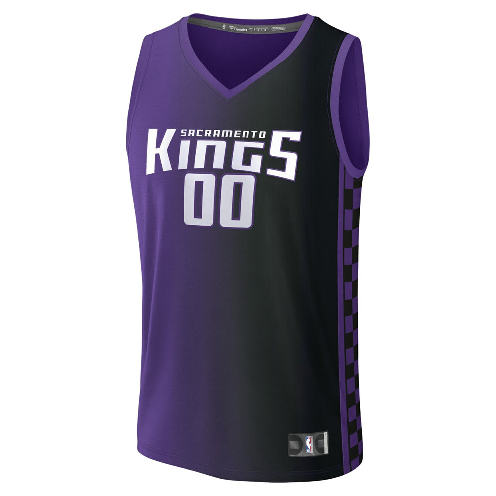 Sacramento Kings Fast Break Custom Jersey Statement Edition Purple