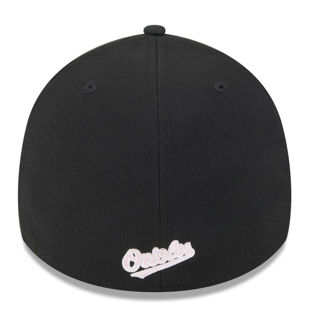 New Era  Baltimore Orioles  Black 2024 Mother's Day 39THIRTY Flex Hat Hats