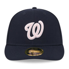 New Era  Washington Nationals  Navy 2024 Mother's Day Low Profile 59FIFTY Fitted Hat Hats