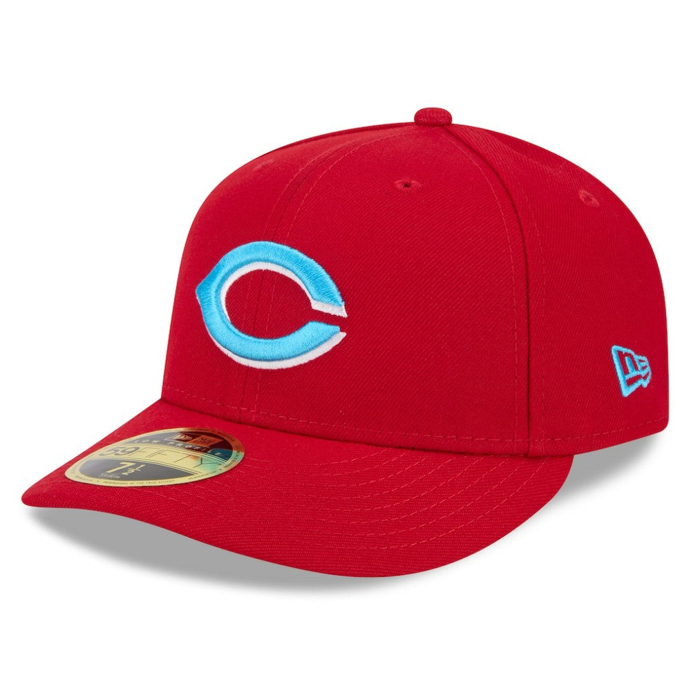 Cincinnati Reds New Era 2024 Father's Day Low Profile 59FIFTY Fitted Hat - Red Hats