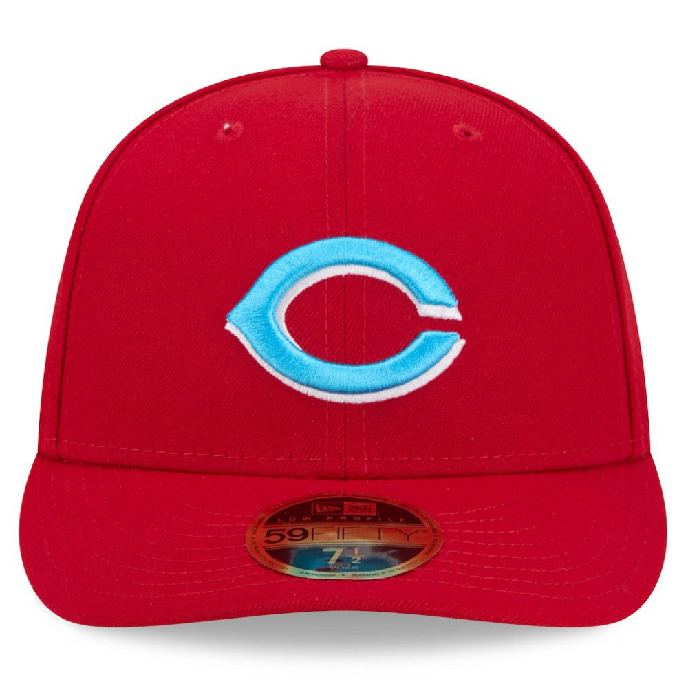 Cincinnati Reds New Era 2024 Father's Day Low Profile 59FIFTY Fitted Hat - Red Hats