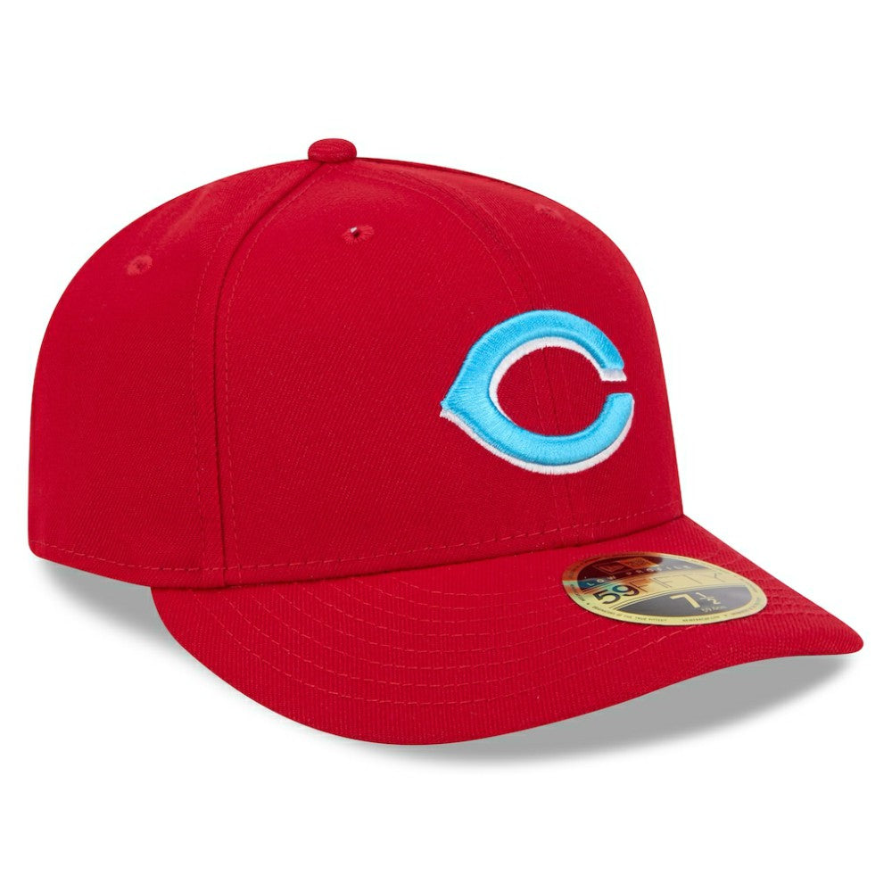 Cincinnati Reds New Era 2024 Father's Day Low Profile 59FIFTY Fitted Hat - Red Hats