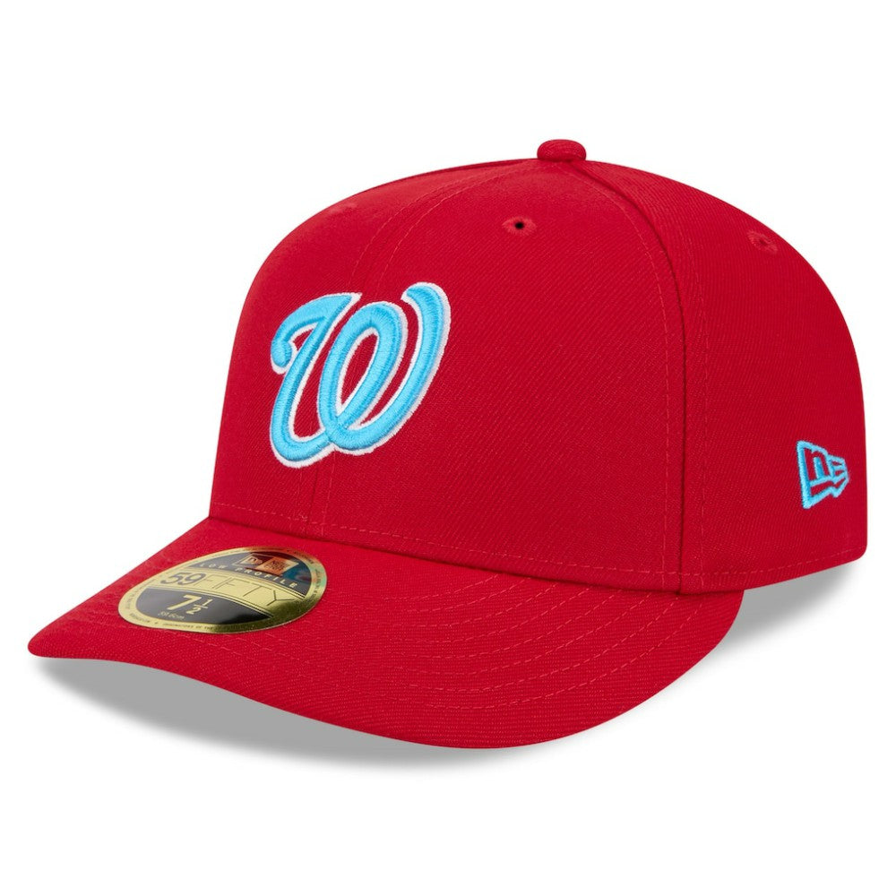 Washington Nationals New Era 2024 Father's Day Low Profile 59FIFTY Fitted Hat - Red Hats