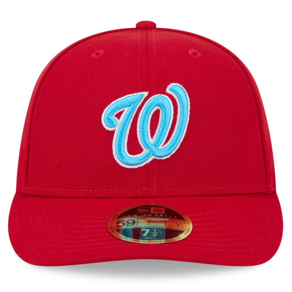 Washington Nationals New Era 2024 Father's Day Low Profile 59FIFTY Fitted Hat - Red Hats