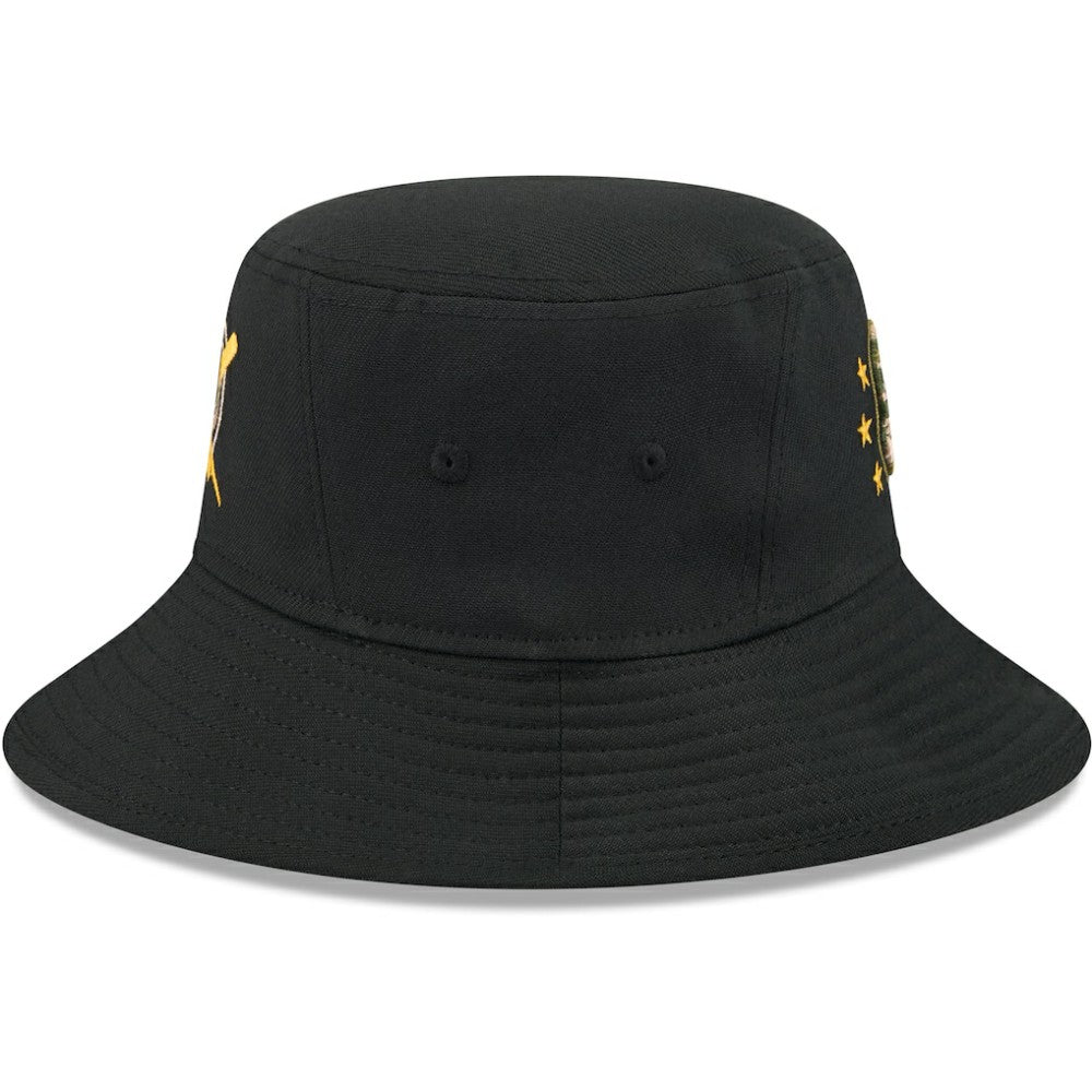 Chicago Cubs New Era 2024 Armed Forces Day Bucket Hat - Black Hats