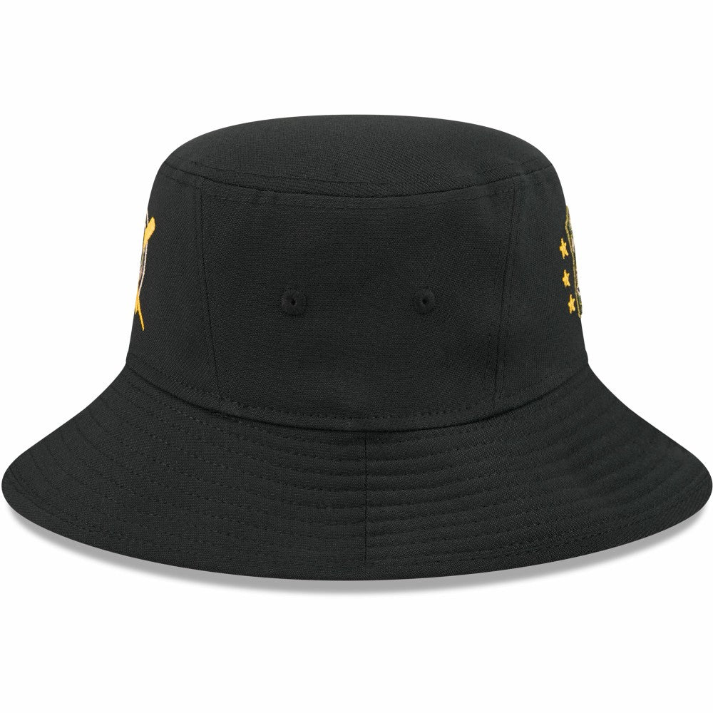 Cleveland Guardians New Era 2024 Armed Forces Day Bucket Hat - Black Hats