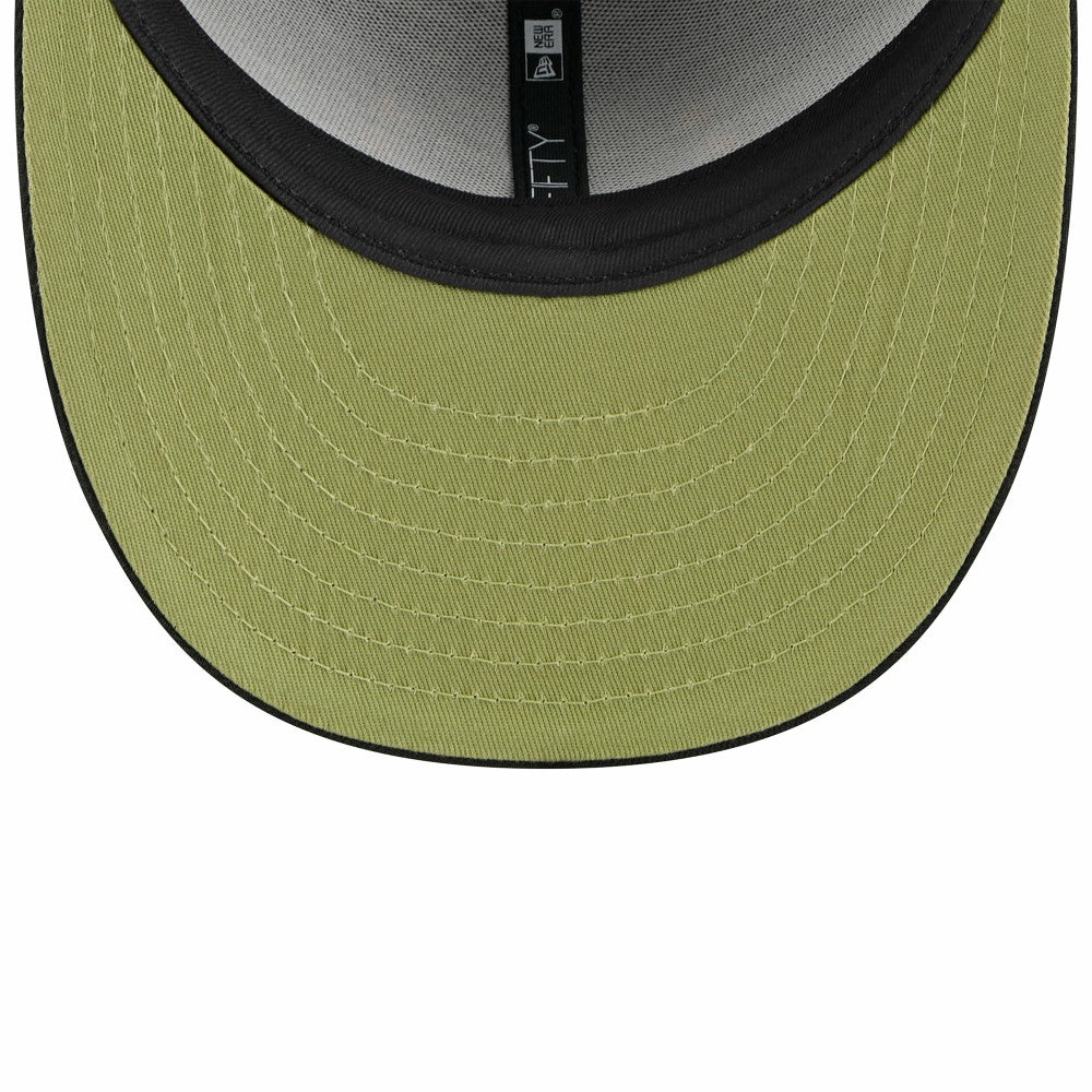 Miami Marlins New Era 2024 Armed Forces Day Low Profile 9FIFTY Snapback Hat - Black Hats