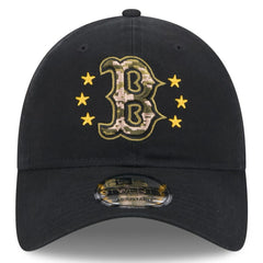 Boston Red Sox New Era 2024 Armed Forces Day 9TWENTY Adjustable Hat - Black Hats