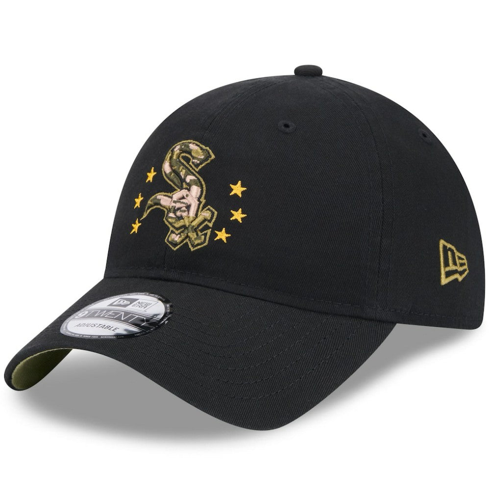 Chicago White Sox New Era 2024 Armed Forces Day 9TWENTY Adjustable Hat - Black Hats