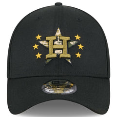 Houston Astros New Era 2024 Armed Forces Day 39THIRTY Flex Hat - Black Hats