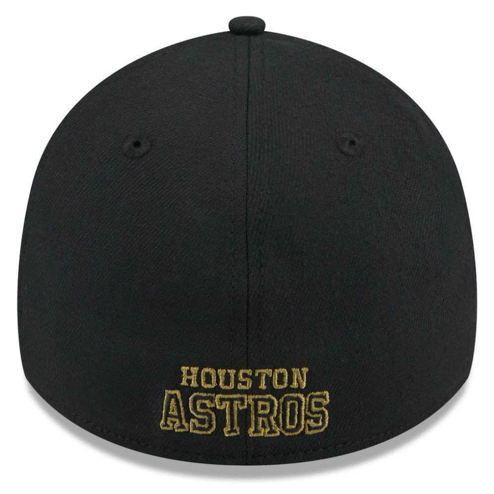 Houston Astros New Era 2024 Armed Forces Day 39THIRTY Flex Hat - Black Hats