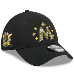 Minnesota Twins New Era 2024 Armed Forces Day 39THIRTY Flex Hat - Black Hats