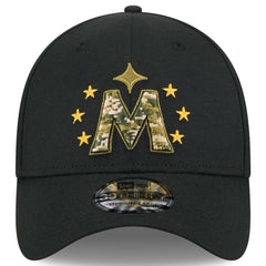 Minnesota Twins New Era 2024 Armed Forces Day 39THIRTY Flex Hat - Black Hats