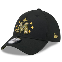Minnesota Twins New Era 2024 Armed Forces Day 39THIRTY Flex Hat - Black Hats
