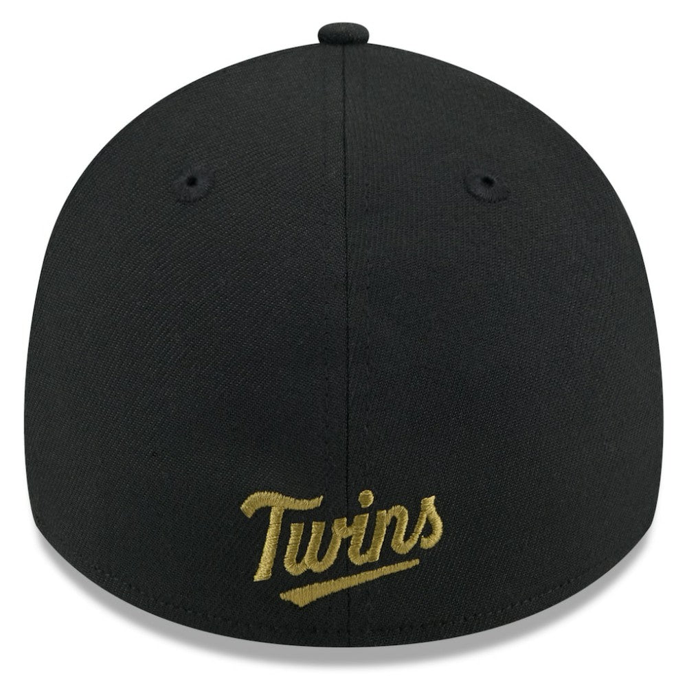 Minnesota Twins New Era 2024 Armed Forces Day 39THIRTY Flex Hat - Black Hats