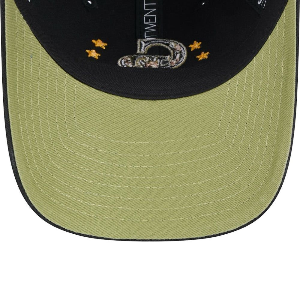 Colorado Rockies New Era Women's 2024 Armed Forces Day 9TWENTY Adjustable Hat - Black Hats