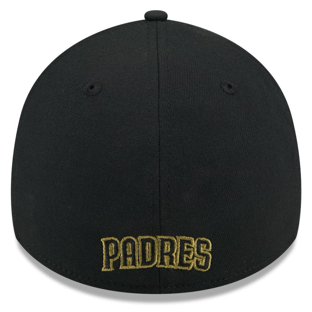 San Diego Padres New Era 2024 Armed Forces Day 39THIRTY Flex Hat - Black Hats