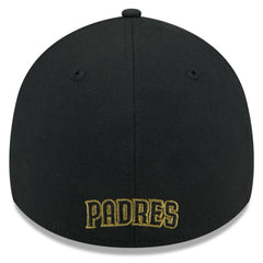 San Diego Padres New Era 2024 Armed Forces Day 39THIRTY Flex Hat - Black Hats