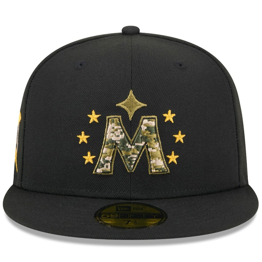Minnesota Twins New Era 2024 Armed Forces Day On-Field 59FIFTY Fitted Hat - Black Hats