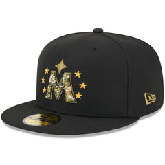 Minnesota Twins New Era 2024 Armed Forces Day On-Field 59FIFTY Fitted Hat - Black Hats
