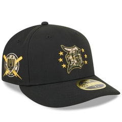 Detroit Tigers New Era 2024 Armed Forces Day Low Profile 59FIFTY Fitted Hat - Black Hats