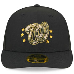 Washington Nationals New Era 2024 Armed Forces Day Low Profile 59FIFTY Fitted Hat - Black Hats