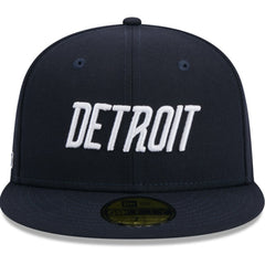 Detroit Tigers New Era 2024 City Connect 59FIFTY Fitted Hat - Navy Hats