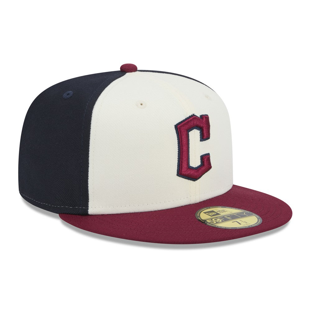 Cleveland Guardians New Era 2024 City Connect 59FIFTY Fitted Hat - White/Red Hats