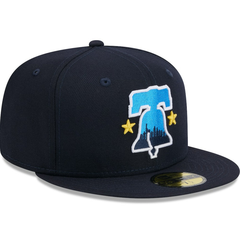 Philadelphia Phillies New Era 2024 City Connect 59FIFTY Fitted Hat - Navy Hats