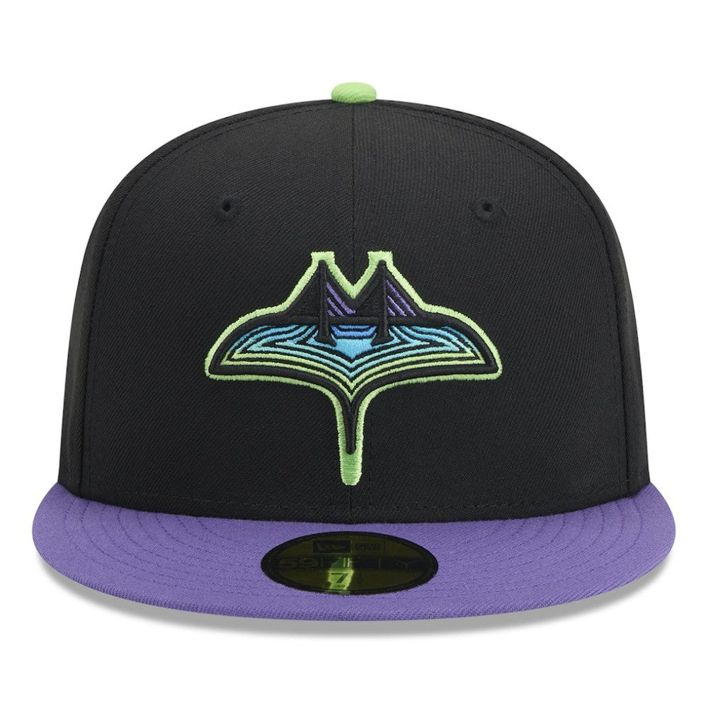 Tampa Bay Rays New Era 2024 City Connect 59FIFTY Fitted Hat - Black Hats