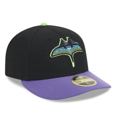 Tampa Bay Rays New Era 2024 City Connect Low Profile 59FIFTY Fitted Hat - Black Hats