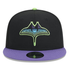 Tampa Bay Rays New Era 2024 City Connect 9FIFTY Snapback Hat - Black Hats