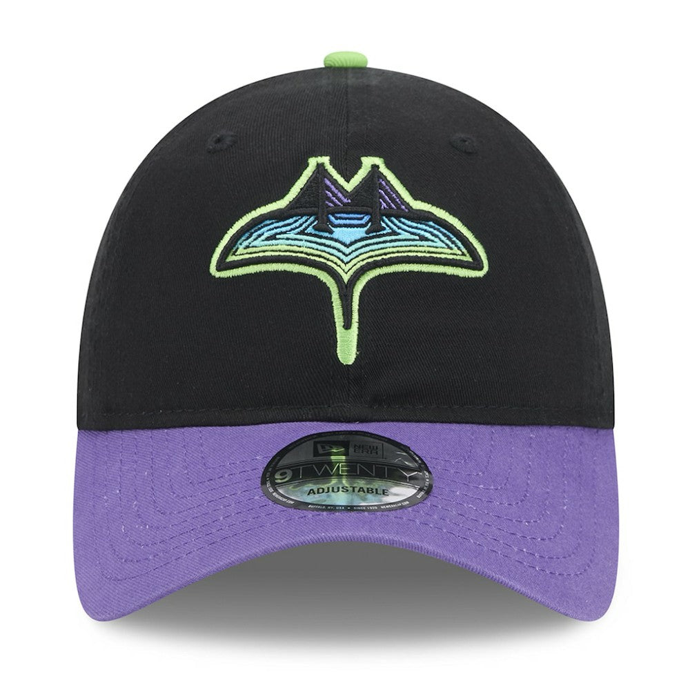 Tampa Bay Rays New Era 2024 City Connect 9TWENTY Adjustable Hat - Black Hats