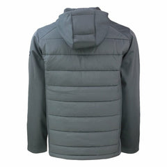Los Angeles Dodgers Cutter & Buck Evoke Hybrid Eco Softshell Recycled Full-Zip Hoodie - Gray Hoodies