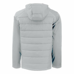 New York Yankees Cutter & Buck Evoke Hybrid Eco Softshell Recycled Full-Zip Hoodie - Gray Hoodies
