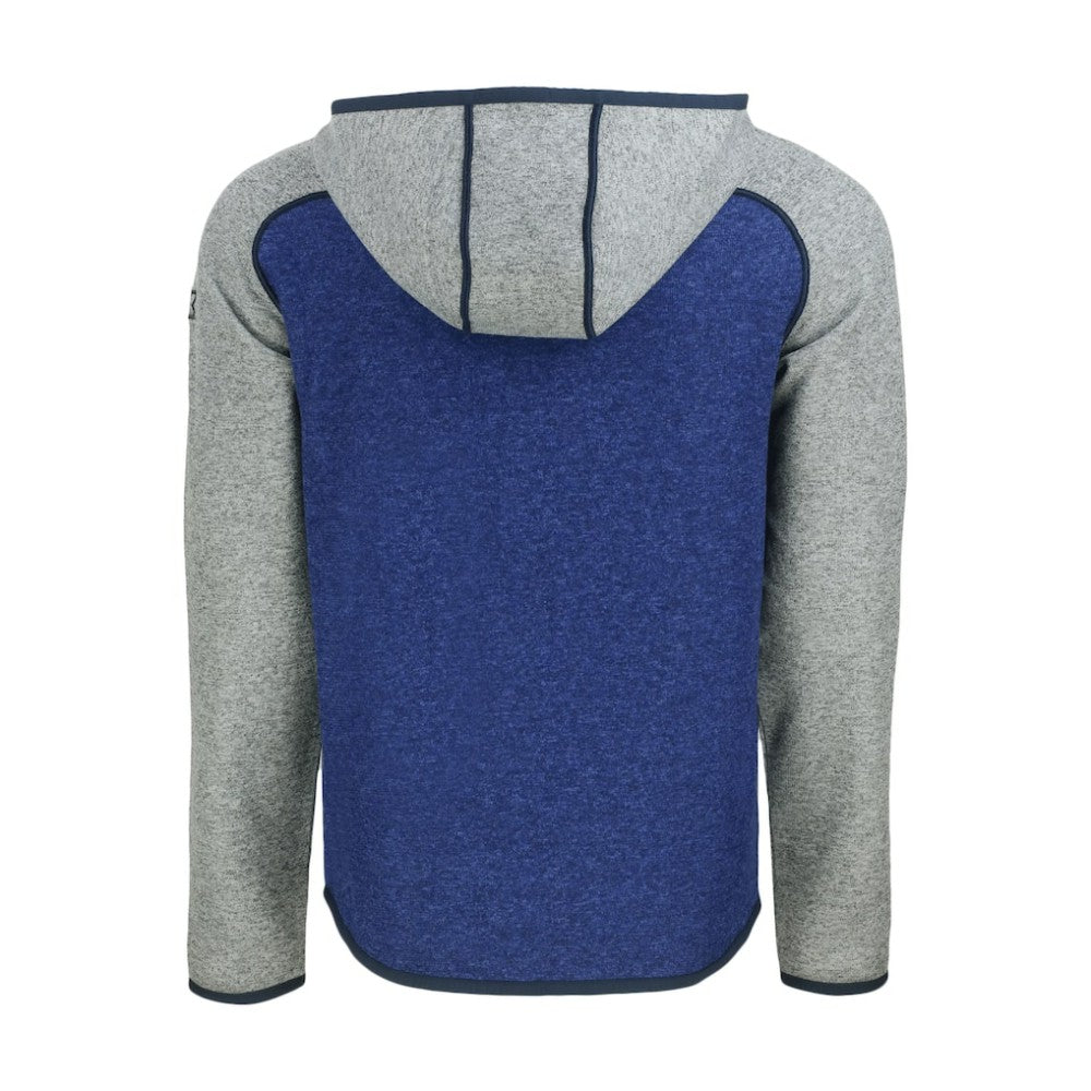 Los Angeles Dodgers Cutter & Buck Mainsail Full-Zip Hooded Jacket - Royal/Heather Gray Jackets