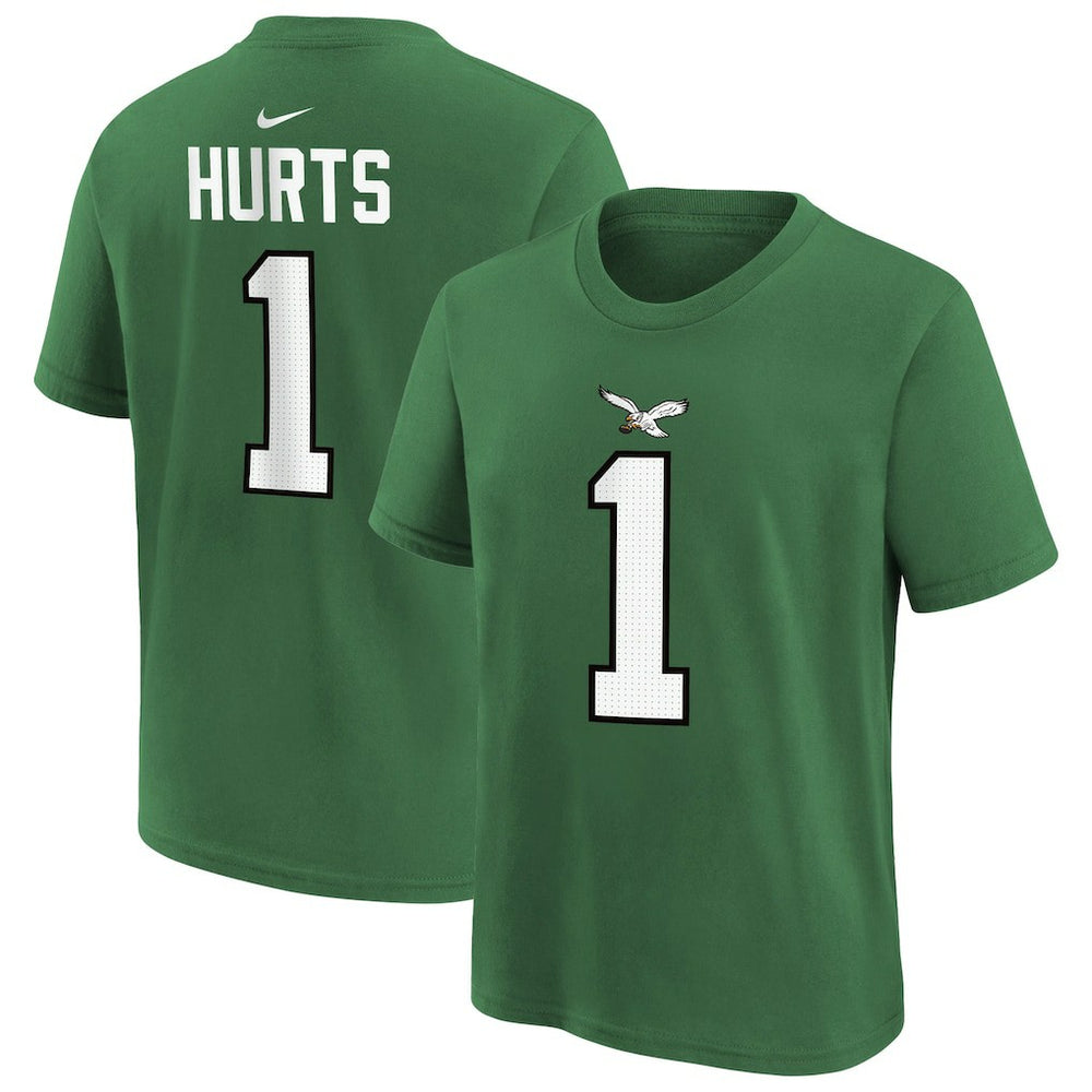 Jalen Hurts Philadelphia Eagles Preschool Player Name & Number T-Shirt Kelly Green